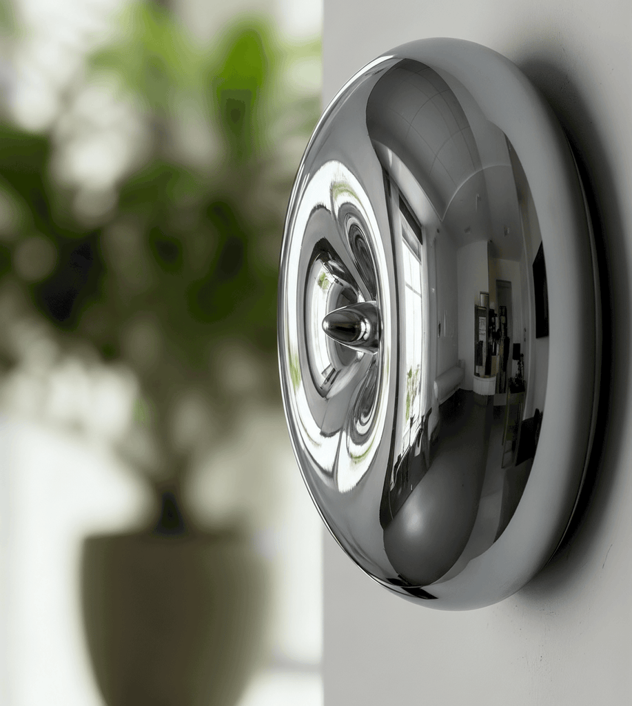 chrom / Wandanschluss