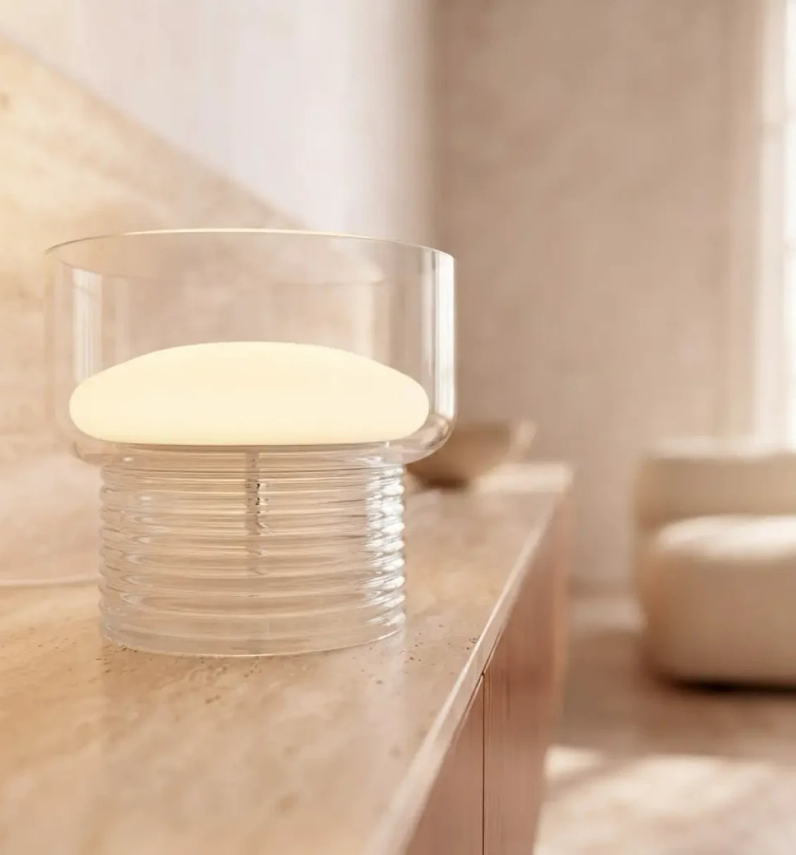 Glass and chrome in a compact format