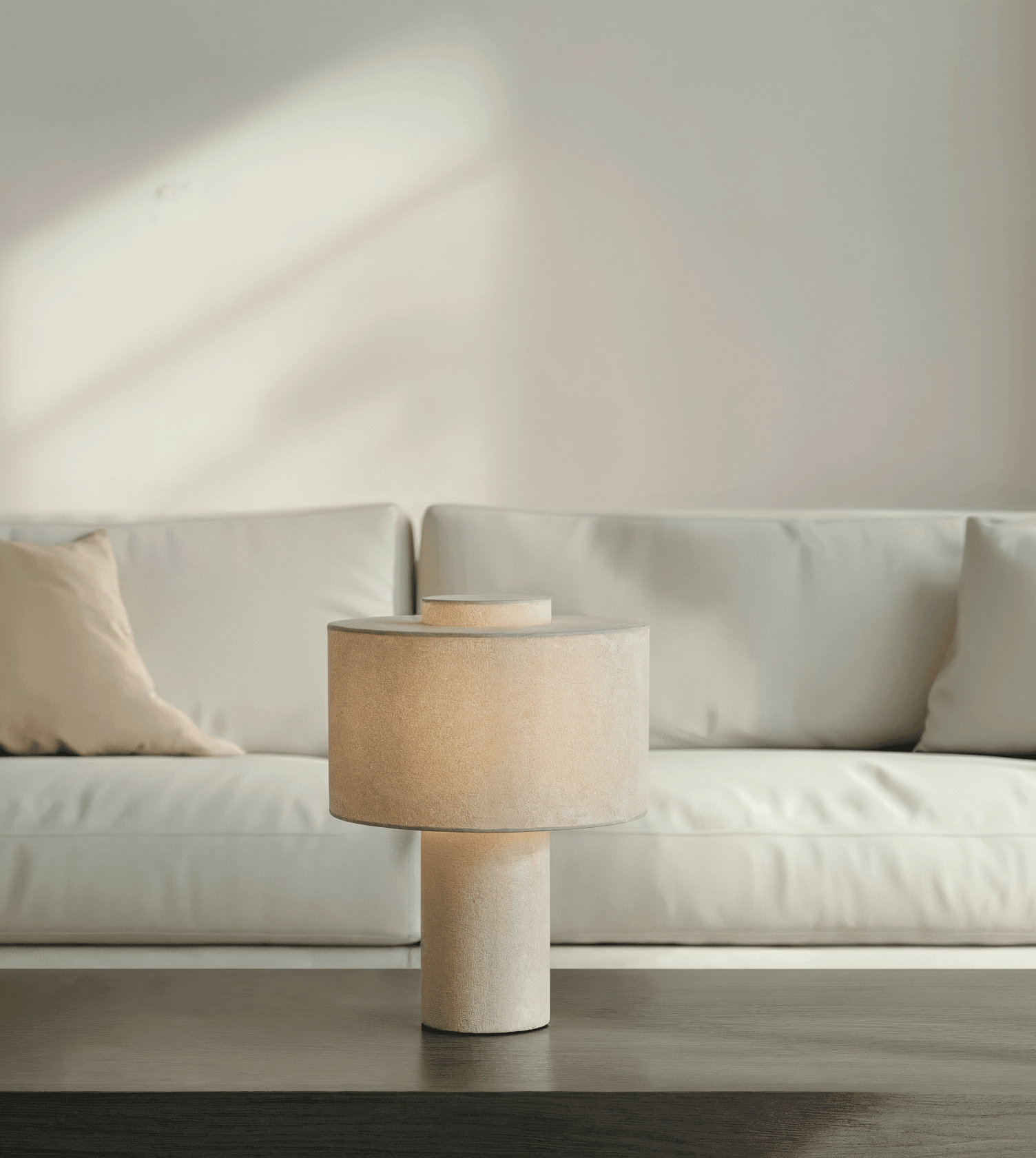 Natural design meets warm lighting atmosphere