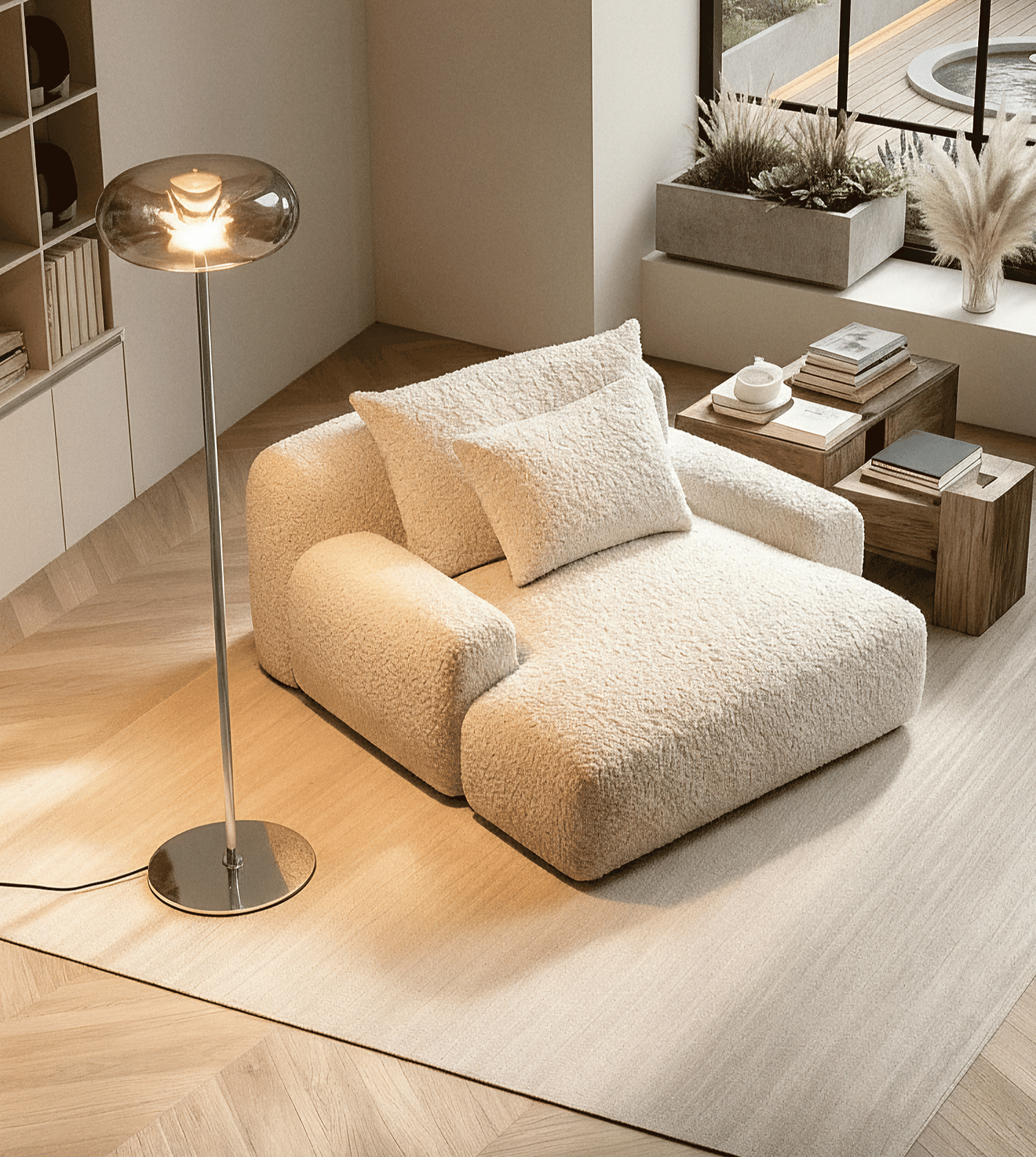 Touch dimming function for the perfect lighting mood