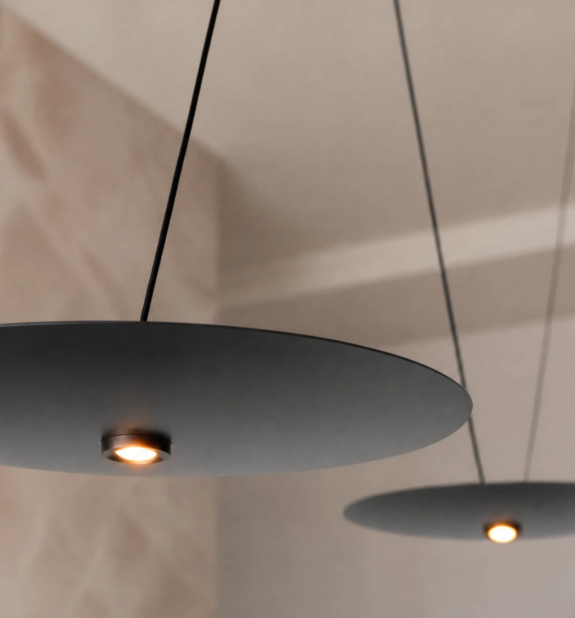 Two lights, one modern statement