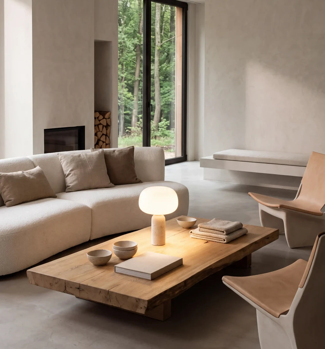 Natural stone in two elegant finishes