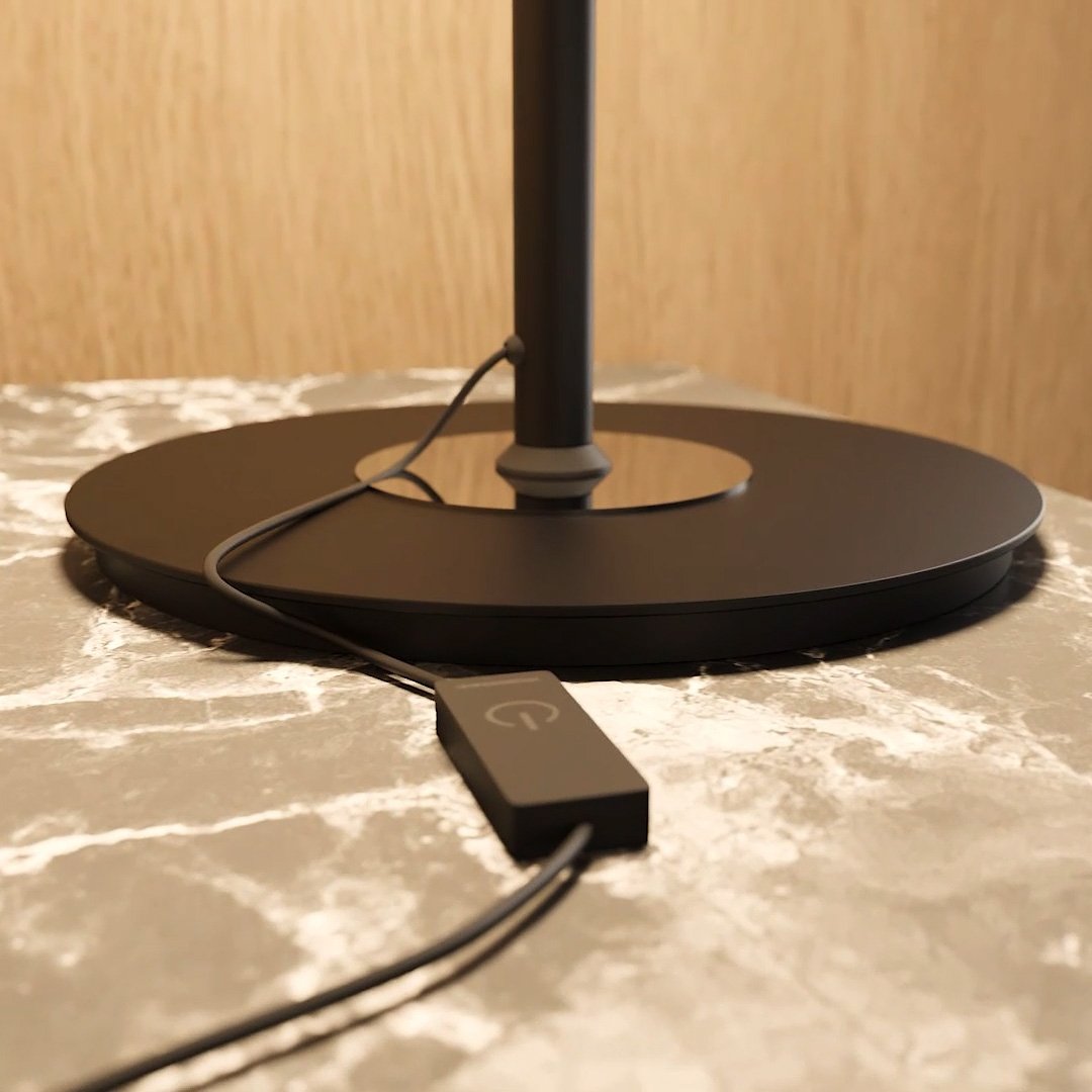 Gentle brightness at the touch of a finger